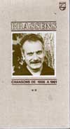 Vente de K7 et  CD en double de Georges Brassens