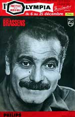  Brassens Affiche concert Olympia