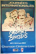 Affiches Journées Internationales G.Brassens