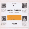 Discographie  Georges Brassens 45 TOURS - 17 CM - 1, 3, 4, 5 TITRES