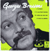 Discographie  Georges Brassens 45 TOURS - 17 CM - 1, 3, 4, 5 TITRES