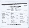Discographie  Georges Brassens 45 TOURS - 17 CM - 1, 3, 4, 5 TITRES