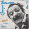 Discographie  Georges Brassens 45 TOURS - 17 CM - 1, 3, 4, 5 TITRES