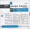 Discographie  Georges Brassens 45 TOURS - 17 CM - 1, 3, 4, 5 TITRES