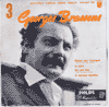 Discographie  Georges Brassens 45 TOURS - 17 CM - 1, 3, 4, 5 TITRES