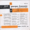 Discographie  Georges Brassens 45 TOURS - 17 CM - 1, 3, 4, 5 TITRES