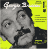 Discographie  Georges Brassens 45 TOURS - 17 CM - 1, 3, 4, 5 TITRES