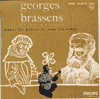 Discographie  Georges Brassens 45 TOURS - 17 CM - 1, 3, 4, 5 TITRES