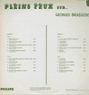 Discographie - Georges Brassens