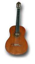 Guitare réalisée en 1969 par Jacques Favino Luthier- Artisan à Paris (N°117)