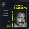 Discographie  Georges Brassens 45 TOURS - 17 CM - 1, 3, 4, 5 TITRES