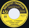 Discographie  Georges Brassens 45 TOURS - 17 CM - 1, 3, 4, 5 TITRES